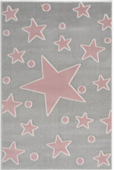 Livone Happy Rugs Estrella (120 x 180 cm) silbergrau/rosa