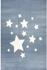 ScandicLiving Teppich Sterne blau (120 x 180 cm)