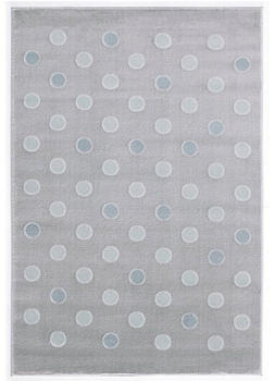 Livone Happy Rugs Confetti (100 x 160 cm) silbergrau/mint