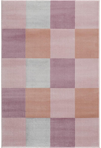 Livone Happy Rugs - Checkerboard rosa(120 x 180 cm)