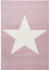 Livone Happy Rugs Shootingstar rosa/weiss (120 x 180 cm)