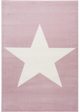 Livone Happy Rugs Shootingstar rosa/weiss (120 x 180 cm)