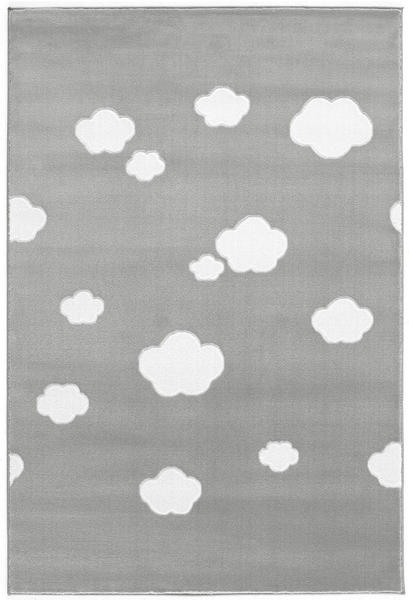 Livone Happy Rugs Sky Cloud (120x180 cm) silbergrau/weiß