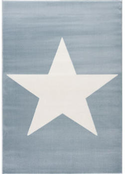 Livone Happy Rugs Shootingstar (160 x 230 cm) blau/weiss