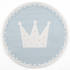 Livone Happy Rugs Crown (ø 133 cm) blau/weiss