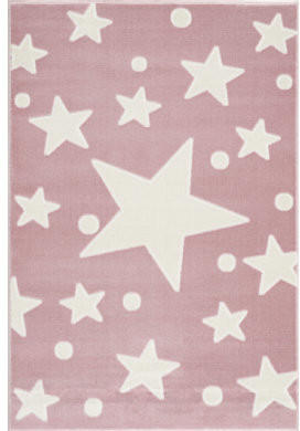 Livone Happy Rugs Estrella (120 x 180 cm) rosa/weiss