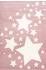 Livone Kids Love Rugs Starline rosa/weiß (160 x 220 cm)