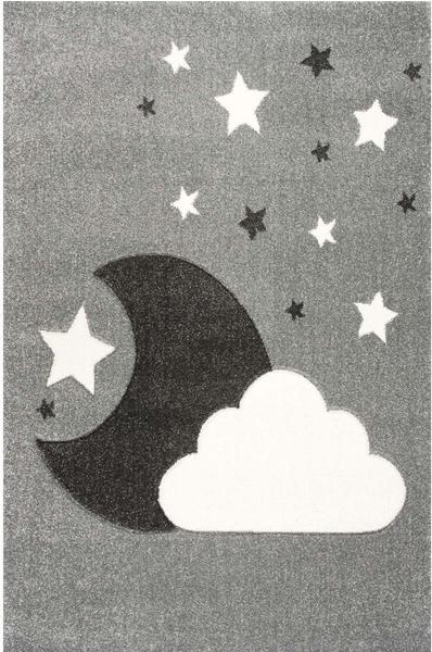 ScandicLiving Teppich Wolke/Mond silbergrau (120 x 180 cm)