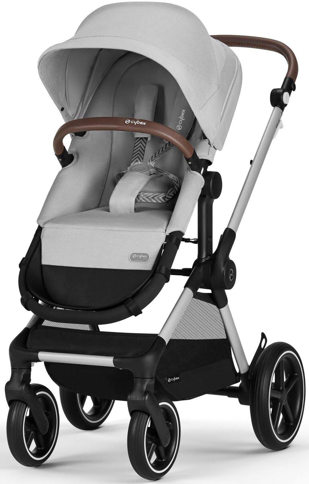 ABC Design Kombi-Kinderwagen Samba - 3in1 -Set - Powder, Kinderwagen Buggy  mit Babywanne, Babyschale, Sportsitz, Regenschutz