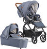 Gesslein Kombi-Kinderwagen »FX4 Soft+ mit Aufsatz Classic, schwarz/cognac,