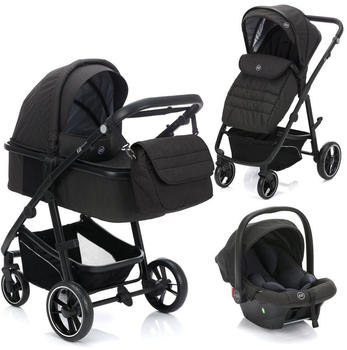 Fillikid Kombikinderwagen 3in1 Jaguar dunkelgrau melange