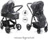 Fillikid Kombikinderwagen 3in1 Jaguar dunkelgrau melange