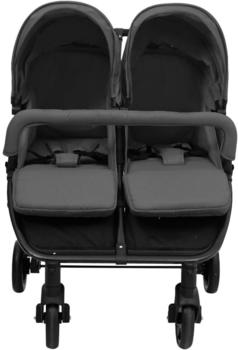 vidaXL Stroller VXL Dark Gray and Black Steel
