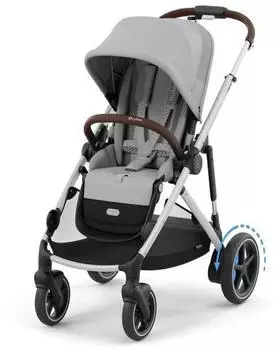 Cybex eGazelle S Silver Frame and Stone Grey Sit