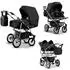 Baby Merc City Twin inkl. Autositz schwarz