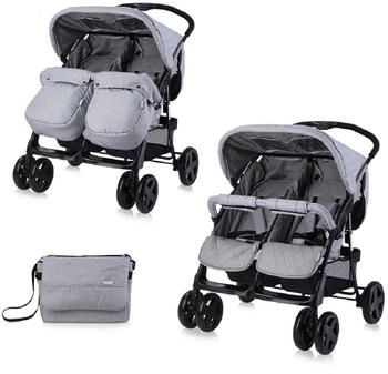 Lorelli Kinderwagen Twin grau