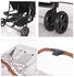 Lorelli Kinderwagen Twin grau