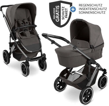 ABC Design Salsa 5 Air inkl. Babywanne & XXL-Zubeh&ouml;rpaket almond