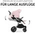 Hauck Vision X Trio Set inkl. i-Size Babyschale Drive N Care & XXL Zubehörpaket melange rose
