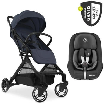 Hauck Buggy Travel N Care inkl. Reboarder Pearl Pro 2 & XXL Zubehörpaket navy blue