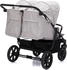 Fillikid Zwillingskinderwagen Duette grau