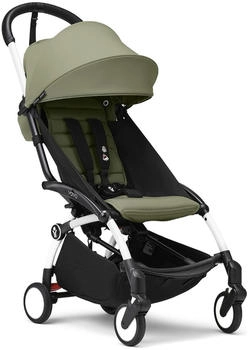 Stokke YOYO³ Kinderwagen ab 6 Monaten white/olive