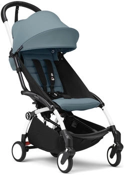 Stokke YOYO³ Kinderwagen ab 6 Monaten white/aqua
