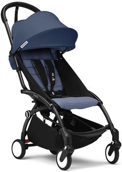 Stokke YOYO³ Kinderwagen ab 6 Monaten black/air france blue