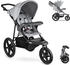 Moby-System Runner Dreirad-Kinderwagen grau