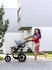 Moby-System Runner Dreirad-Kinderwagen grau