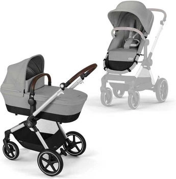 Cybex Gold Eos Lux stone grey (silver frame)