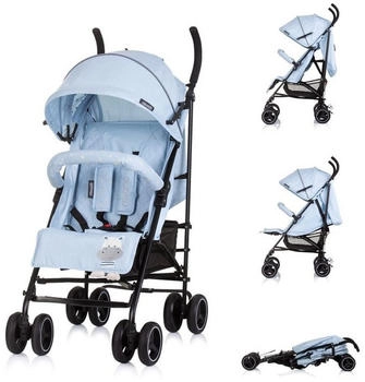 Chipolino Kinderwagen Milano Buggy bis 22 kg, Rückenlehne verstellbar, faltbar blau (41673)