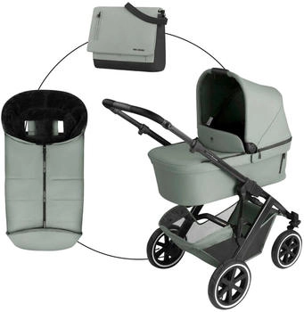ABC Design Kombikinderwagen Salsa 5 Air inkl. Wickeltasche und Fußsack pine