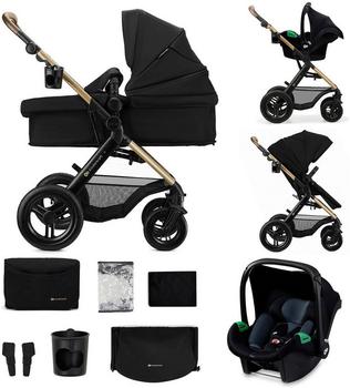 Kinderkraft Multifunktionaler 3in1 Kinderwagen MOOV 2 XL schwarz