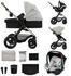 Kinderkraft Multifunktionaler 3in1 Kinderwagen MOOV 2 XL grau