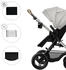 Kinderkraft Multifunktionaler 3in1 Kinderwagen MOOV 2 XL grau
