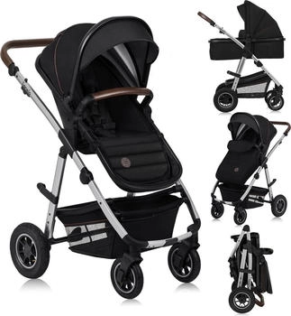 Lionelo Kombi-Kinderwagen 2-in-1 AMBER Black Silver