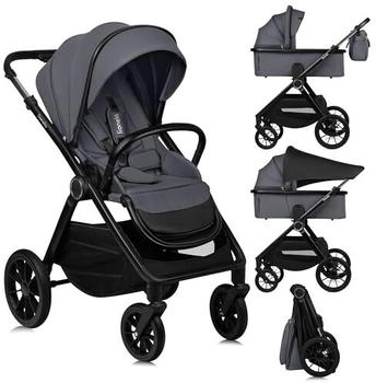 Lionelo Kombikinderwagen 2-in-1 LAYLA Steingrau