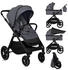 Lionelo Kombikinderwagen 2-in-1 LAYLA Steingrau