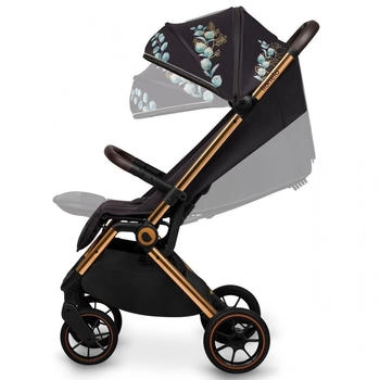 Lionelo Kinderwagen CLOE schwarz/blau/golden