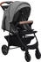vidaXL 2-in-1 Kinderwagen Hellgrau Stahl