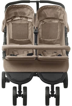 vidaXL Geschwisterwagen Taupe Stahl