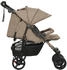 vidaXL Geschwisterwagen Taupe Stahl