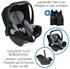ABC Design 3in1 Kinderwagen-Set Salsa 5 Air inkl. Babywanne, Babyschale Tulip und Zubehörpaket pine