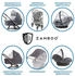 ABC Design 3in1 Kinderwagen-Set Salsa 5 Air inkl. Babywanne, Babyschale Tulip und Zubehörpaket pine