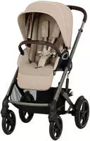 cybex Gold Kinderwagen Talos S LUX Tpe, Beige, Textil, 60.5x110x91 cm, CE,