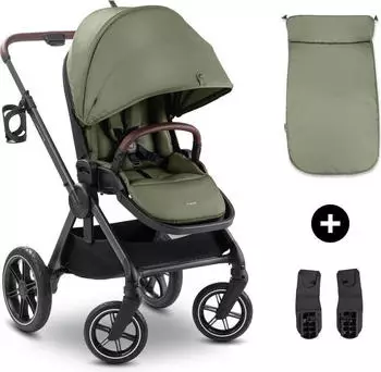 Hauck Comfort N Care inkl. Beindecke und Adapter olive