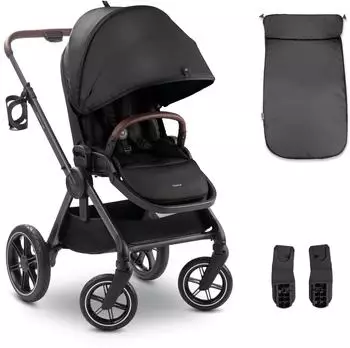 Hauck Comfort N Care inkl. Beindecke und Adapter black