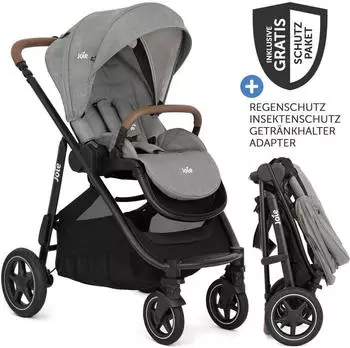 Joie Versatrax inkl. XXL-Zubehörpaket pepple