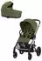Cybex Balios S Lux Kombikinderwagen inkl. Babywanne silver/moos green